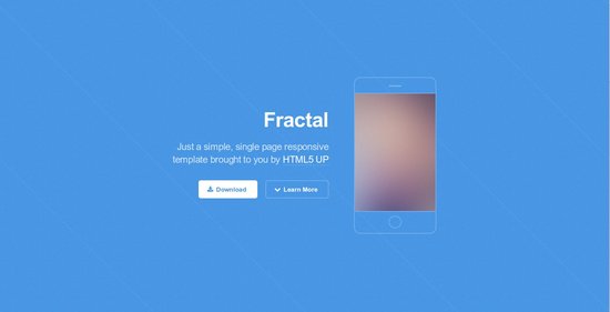 Anteprima template fractal
